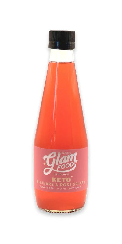 Glam Foods - Rhubarb & Rose Splash