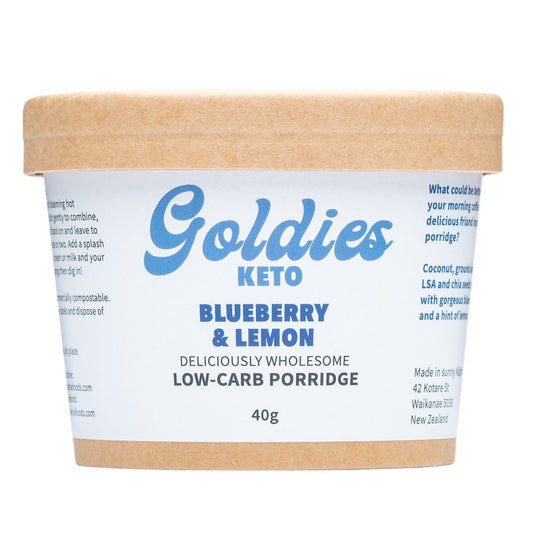 Goldies Keto Blueberry & Lemon Porridge