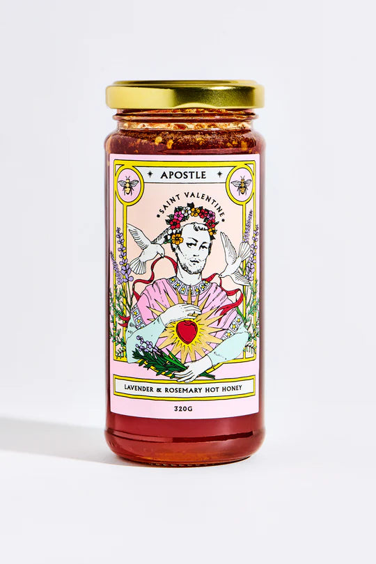 Apostle Hot Sauce - Saint Valentine Lavender & Rosemary Hot Honey