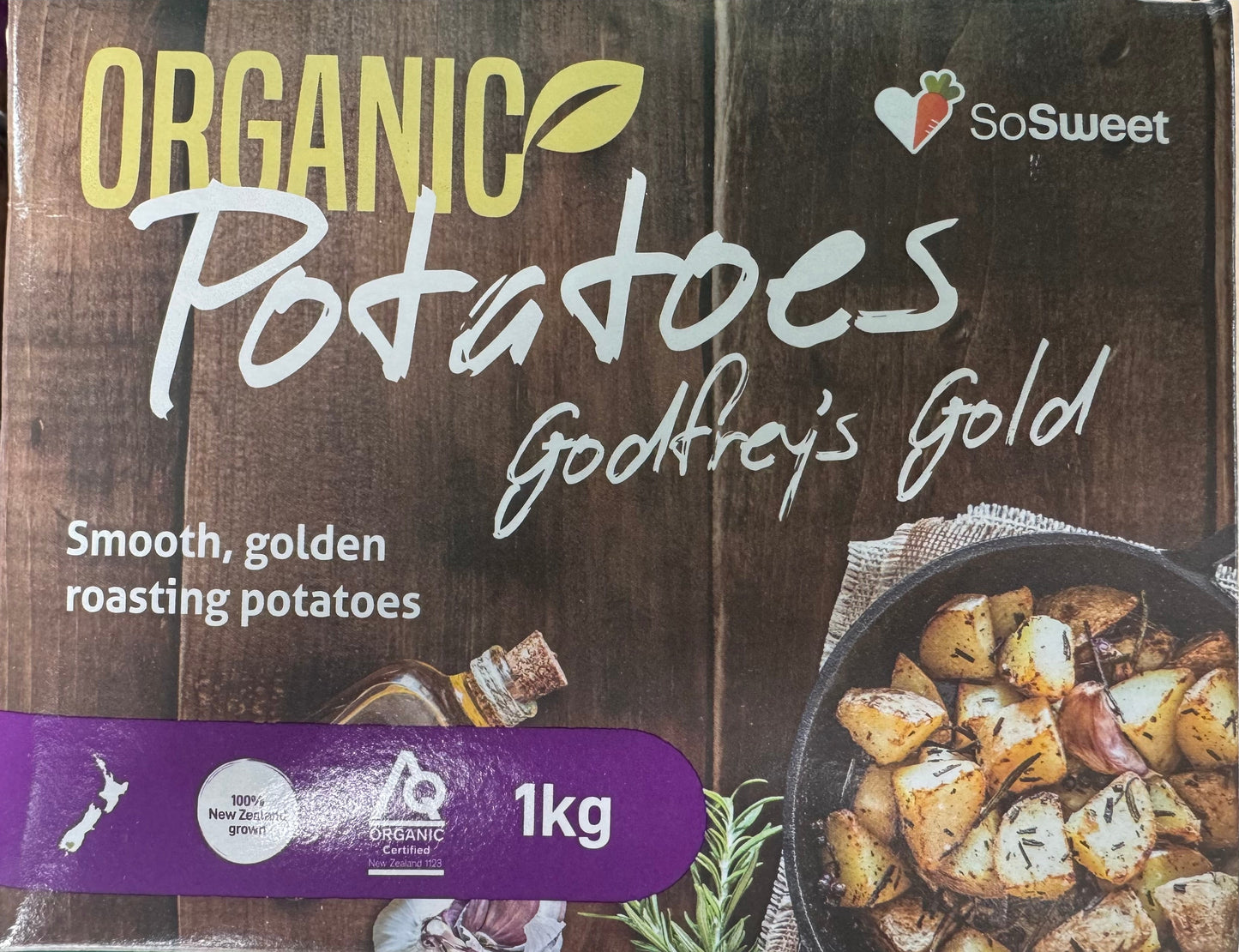 Potatoes - Godfrey's Gold 1kg (ORGANIC)
