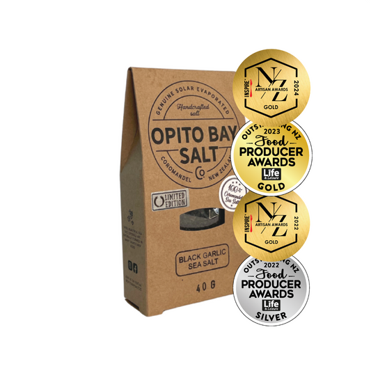 Opito Bay Salt- Black Garlic Sea Salt 40g