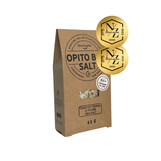 Opito Bay Salt- Toasted Fennel & Thyme Sea Salt 40g