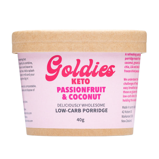 Goldies Keto Passionfruit & Coconut Porridge